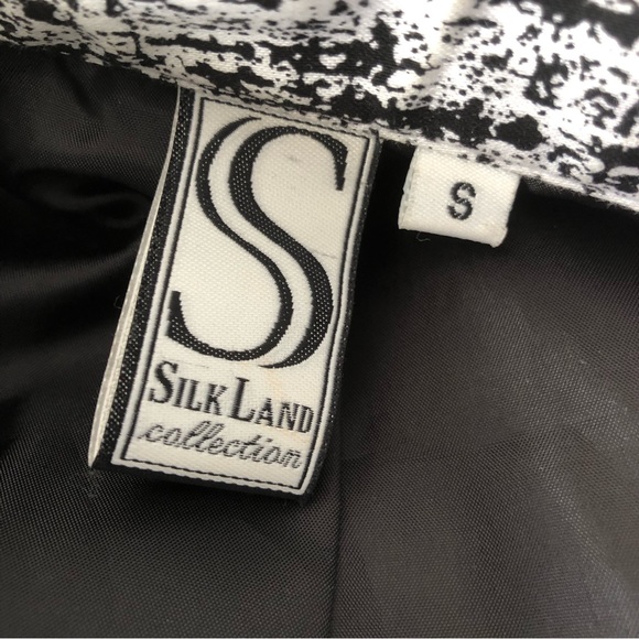 Silk Land collection blazer women’s Sz S multicolor ling sleeve 100% cotton - Picture 11 of 11
